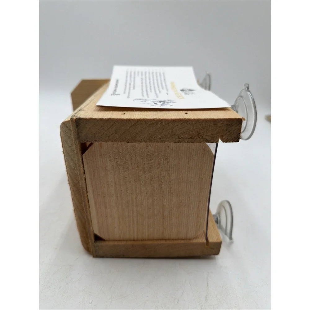 NEW Bird House Coveside Window Nest Box Made in the USA.